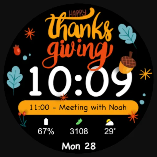 Happy Thanksgiving Autumn