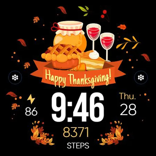 Thanksgiving Festive - Wear OS